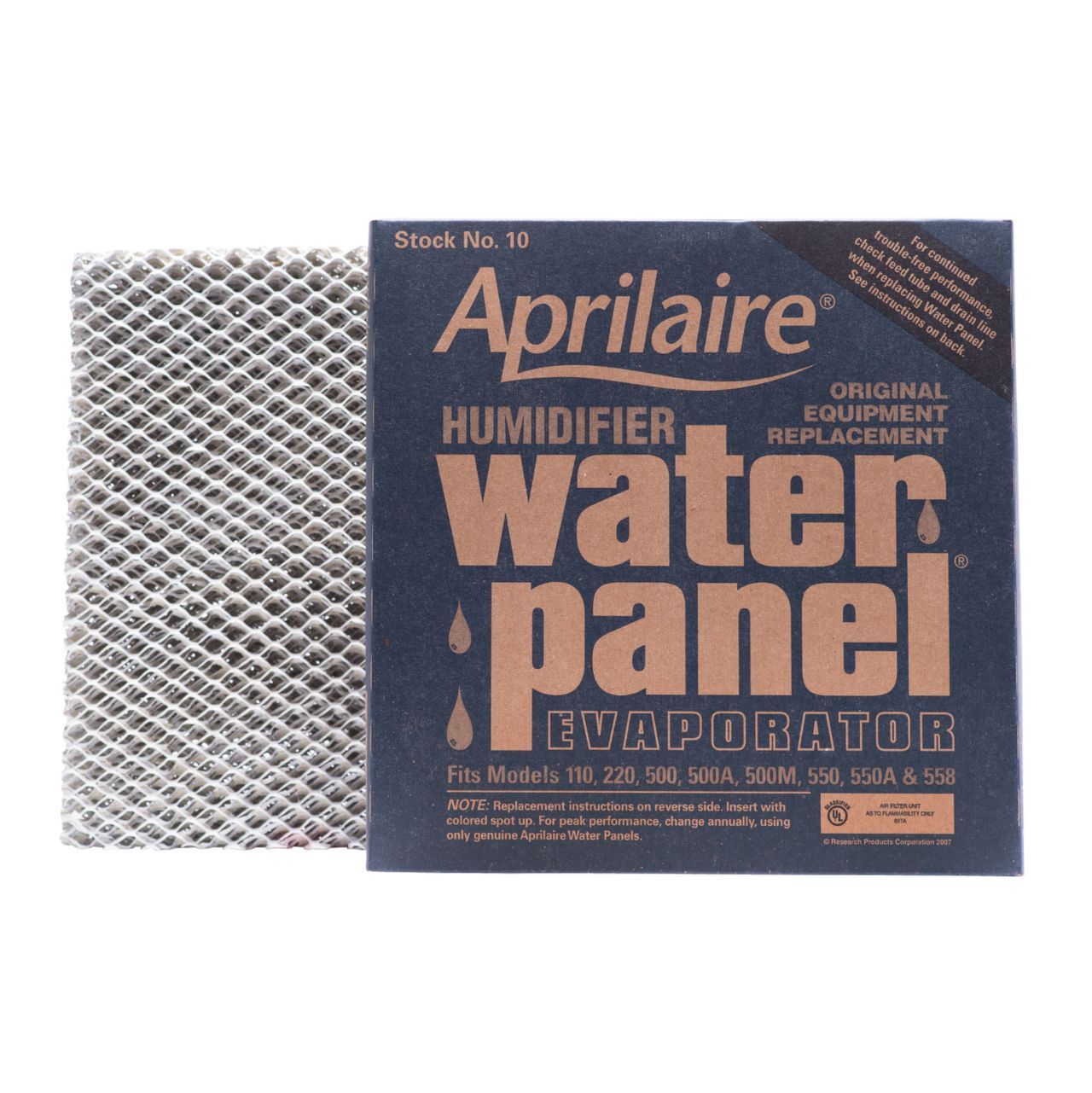 Aprilaire Water Panel 10 Fits Humidifier 500, 500a, 500m, 550, 550a, 558, 110 And 220. 2172096