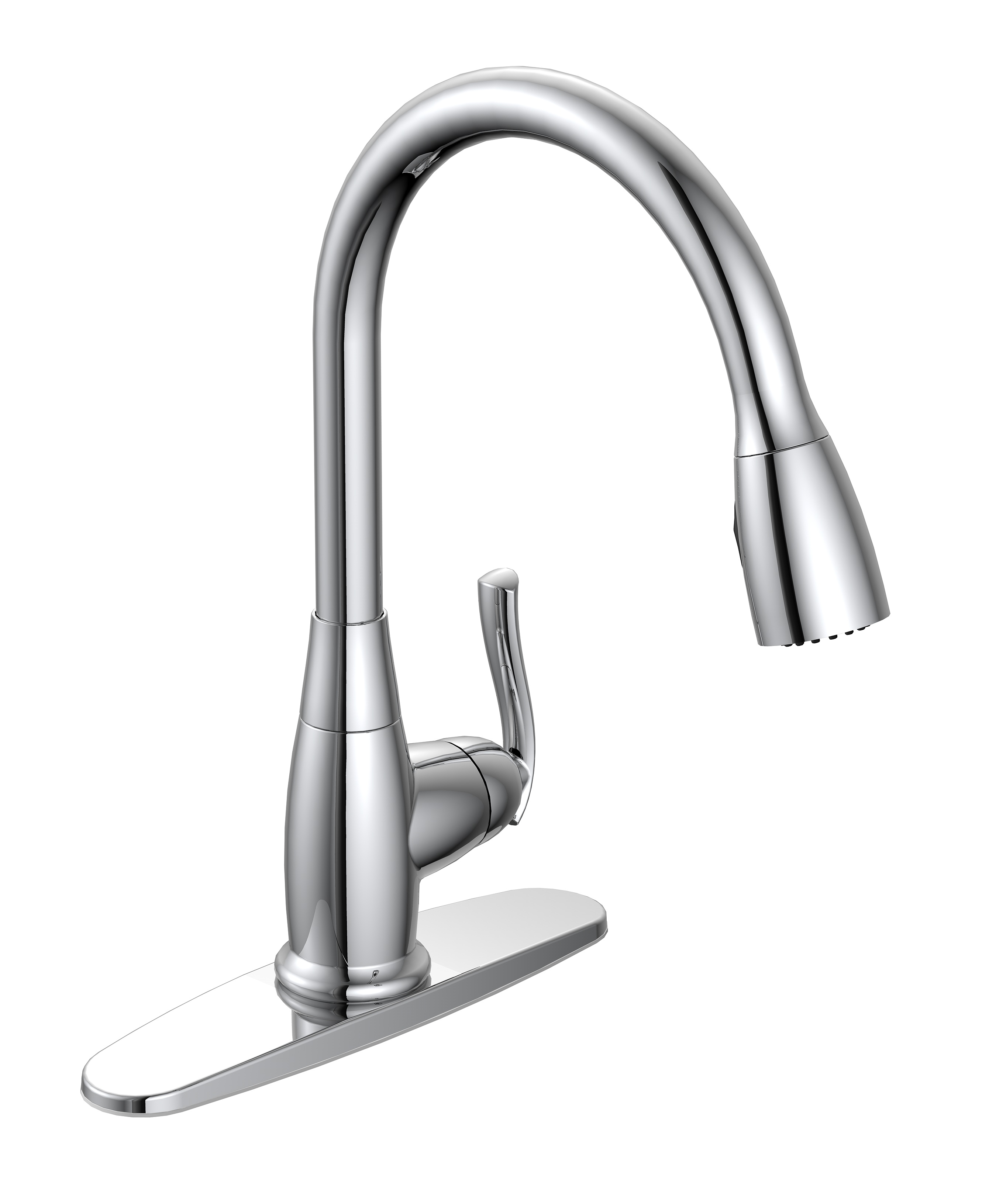 Matco-Norca Single Handle Cp Kitchen Faucet, Gooseneck 1821065