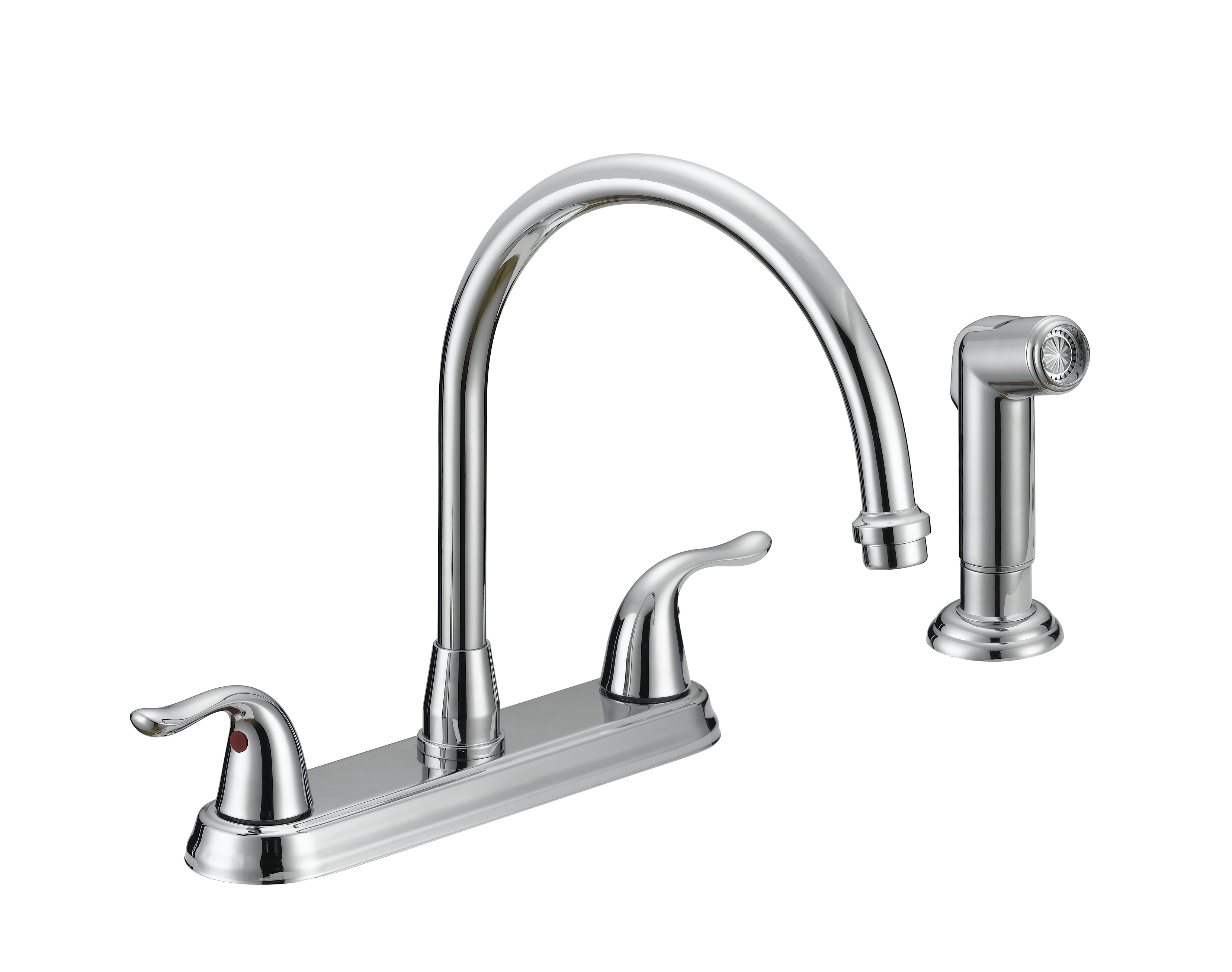 Matco-Norca 2 Handle Cp Kitchen Faucet W/spray 1682184