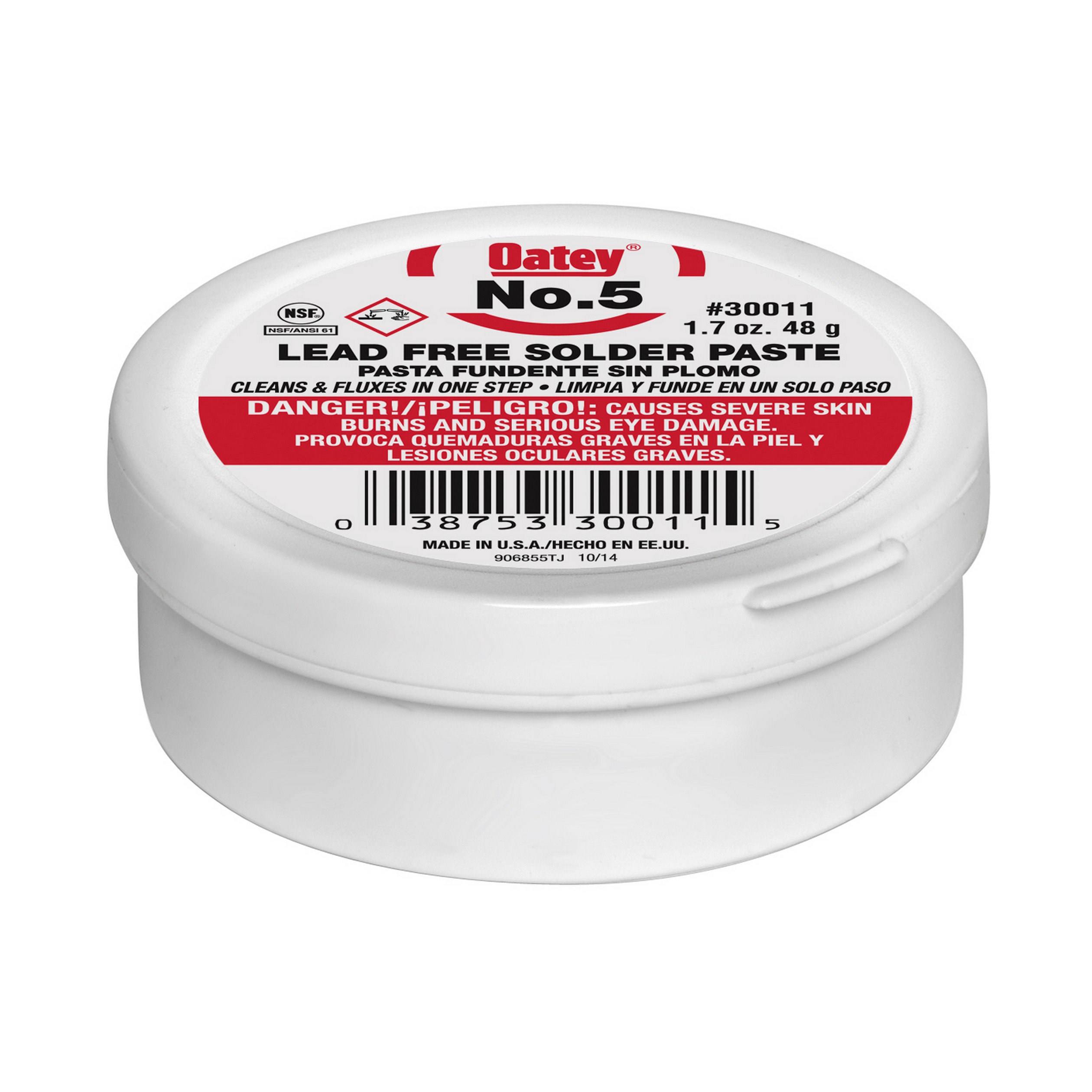 Oatey Flux (12 Pak) 1.7 OZ No 5 Paste  1544016