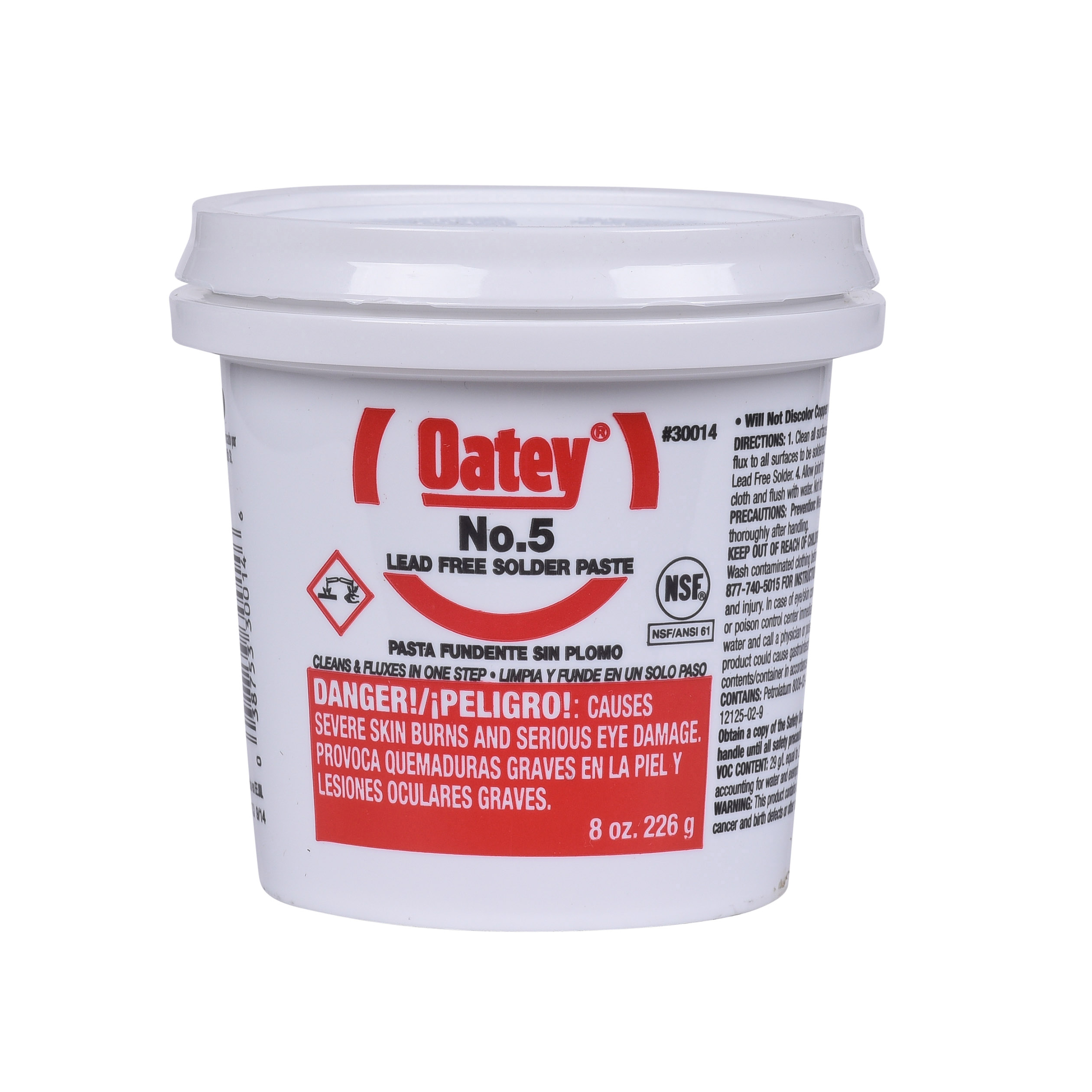 Oatey Flux (Jar) 8 OZ No.5 Paste  1507044