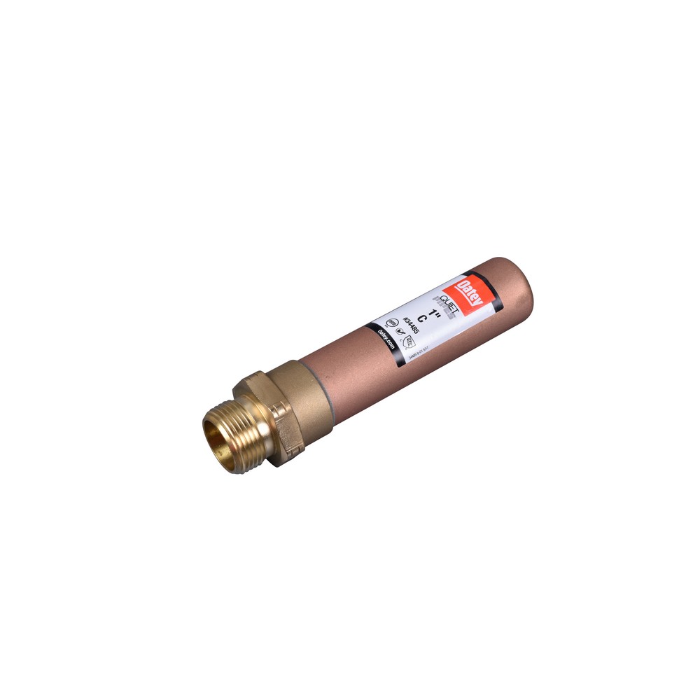 OateyQuiet Pipe Hammer Arrestor, 1 In., Mip, Straight, C2087107
