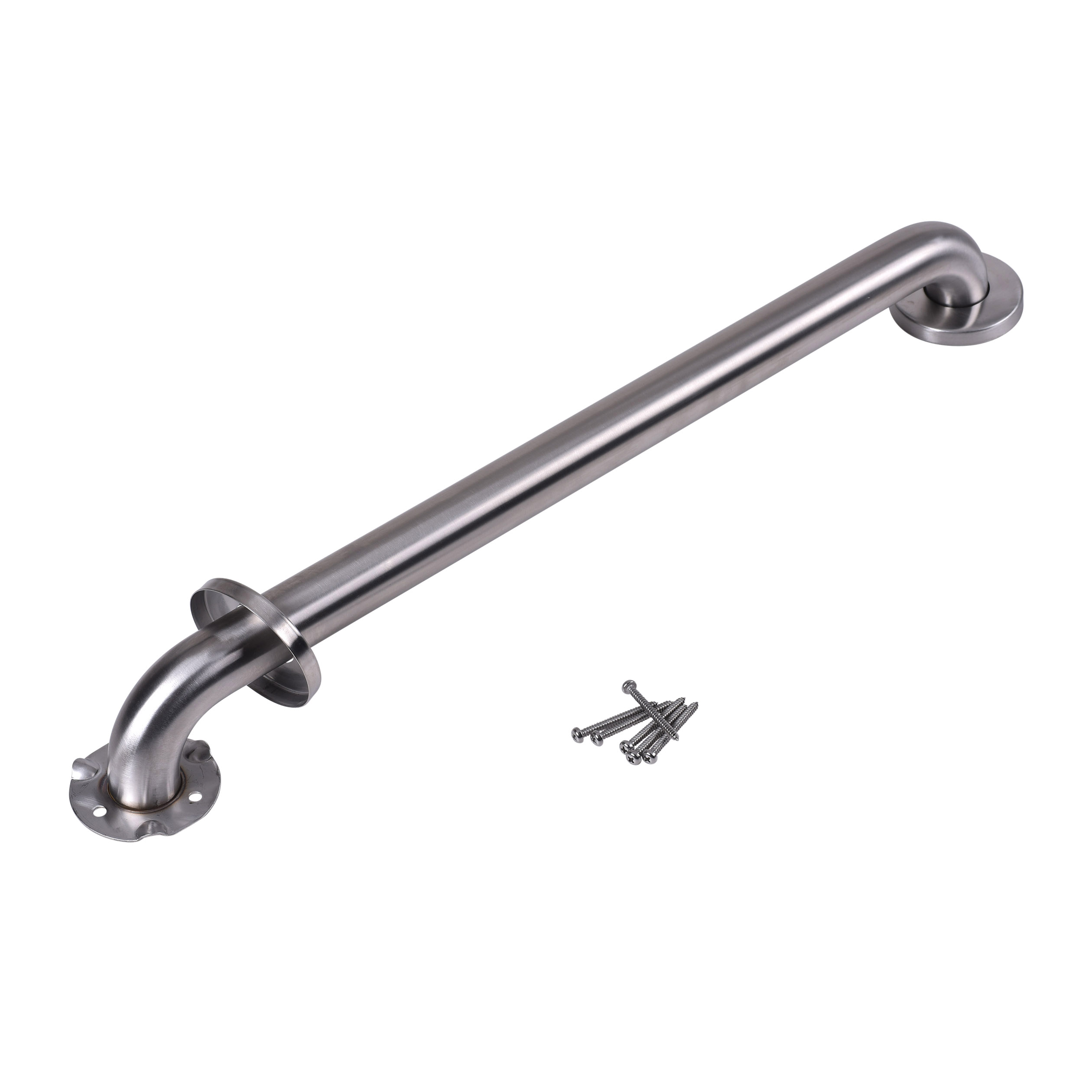 Dearborn Satin Finish, Grab Bar 1-1/2" X 24" With Concealed Flange 21305
