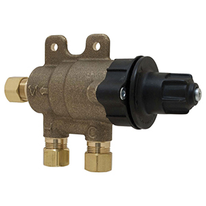 Chicago Faucets 3/8" Brass Thermostatic Mixing Valve 1572055