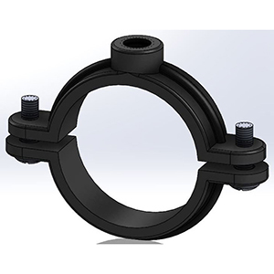 Empire Industries ¾" 180 lb. Load Copper Epoxy Coated Malleable Iron Split Ring Extension Hanger 4152