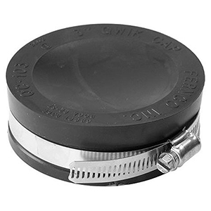 Fernco 1 ½"Copper Flexible Pipe Cap 2730