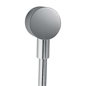 Hansgrohe 1/2" NPT, Chrome Plated, Wall Outlet With Non-return Check Valve For Shower 1672179