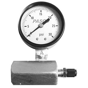 Pasco Specialty 3/4" FPT, 2" Dial, 0 To 100 PSI, Air Test Gauge 40519