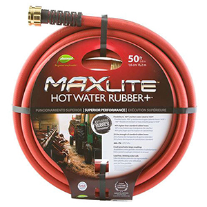 Swan Garden Hose 5/8" X 50', Lead-Free, Red, Rubber Core 52686