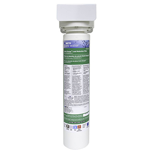 Watts 4.1" X 16.9", 2 GPM , 7900 Gallon, Undercounter, High Capacity, 1-stage, Lead Filtration System