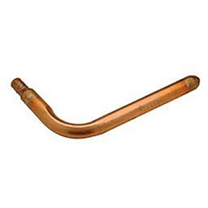 Zurn ½" x ½" 8" L Barb x Nominal Type L Copper Stubout Elbow with Nailing Flange 456042