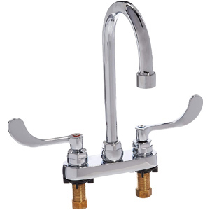 Chrome American Standard 5500.170.002 Monterrey Centerset Lavatory Faucet with Lever Handles