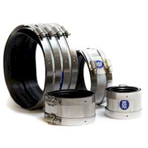 Anaco-Husky 10" No Hub Cast Iron Domestic Standard Straight Coupling 35619