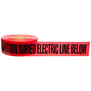 Brady 1000' Red Caution Tape 507291