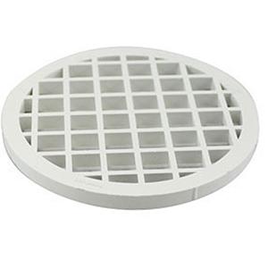 Canplas Termination Screen For Venting System 3" Diameter, White, Polypropylene 1445718