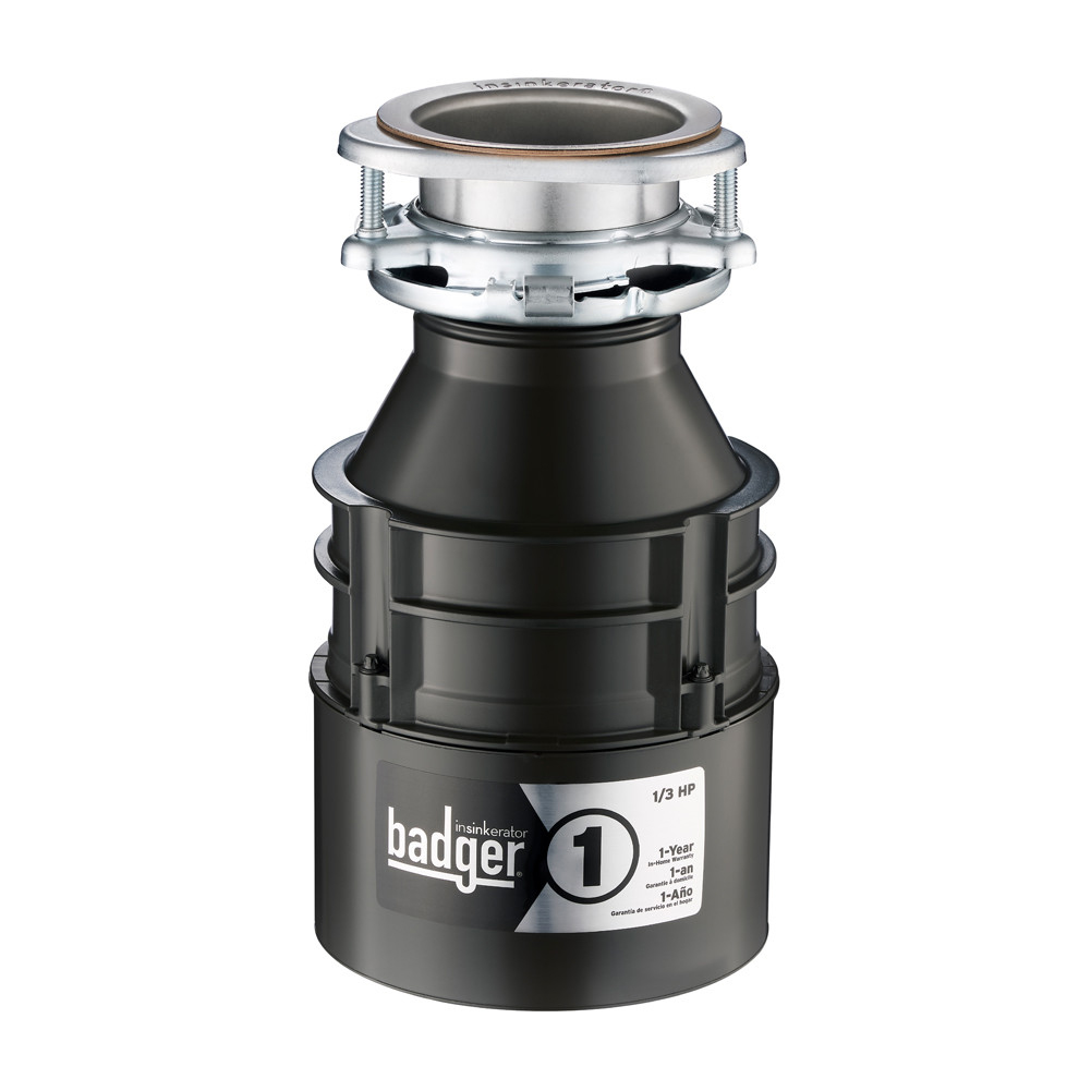 Insinkerator Badger 1 Garbage Disposal, 1/3 HP 1158