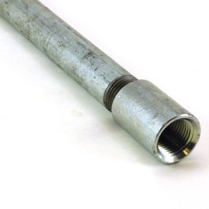 Wieland-Kessler 2" x 21' Threaded & Coupled Galvanized Steel Pipe 610
