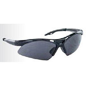 SAS Safety Safety Glasses Black Frame, Gray High Impact Polycarbonate Wrap Around Lens 2104431