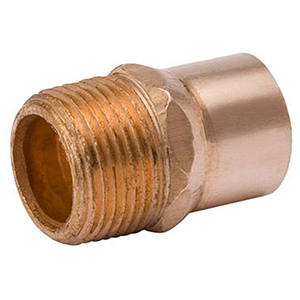 Mueller Streamline 3/4" Wrot Copper Male Adapter 3557