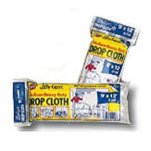 Warp's Drop Cloth 12' X 9', 6/10 Mil Thick, Clear, Medium Heavy Duty 38549